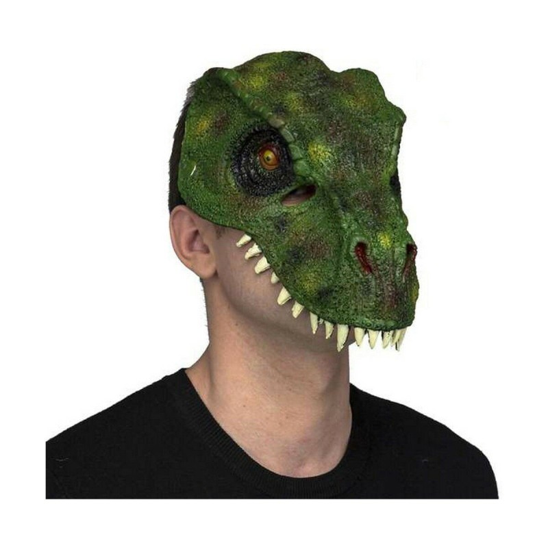 Masque My Other Me Vert Taille unique M Dinosaure