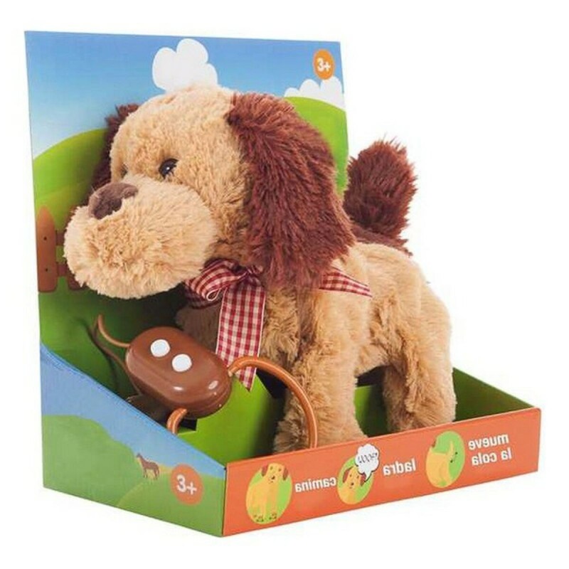 Chien en peluche Marron 22 cm