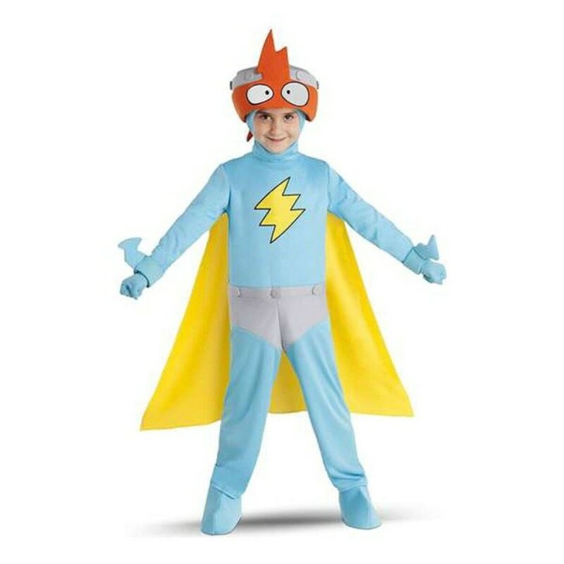 Déguisement pour Enfants Superthings Kid Kazoom Multicouleur S 4-5 Ans