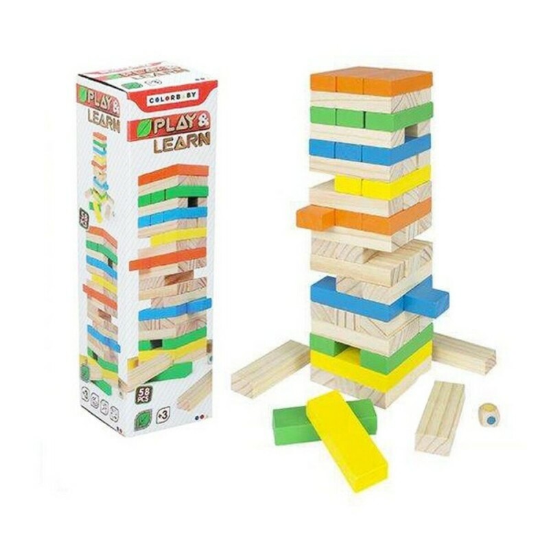 Jeu de construction avec blocs Woomax 43620 (26 cm) (58 pcs)