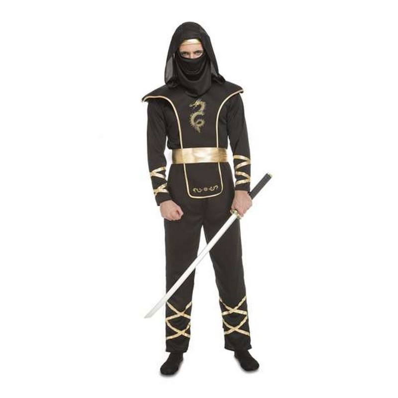 Déguisement pour Adultes My Other Me Noir Ninja Taille unique (4 Pièces)