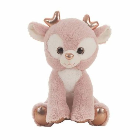 Jouet Peluche Rose Renne (28 cm)