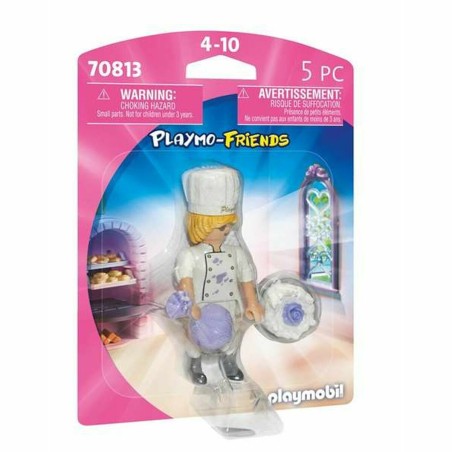 Personnage articulé Playmobil Playmo-Friends 70813 Pâtissier (5 pcs)