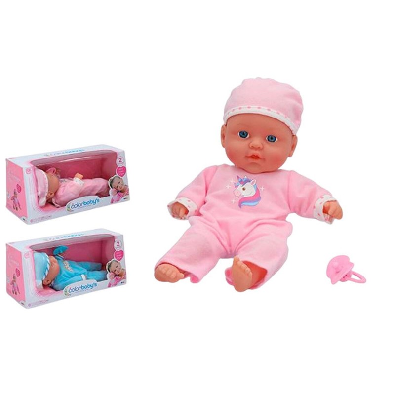 Poupée Bébé Colorbaby 31 cm Son Moelleux