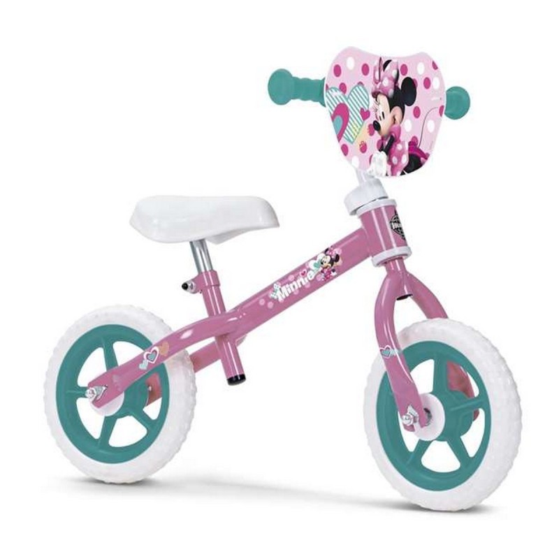 Vélo pour Enfants Minnie Mouse   10" Sans pédales Rose