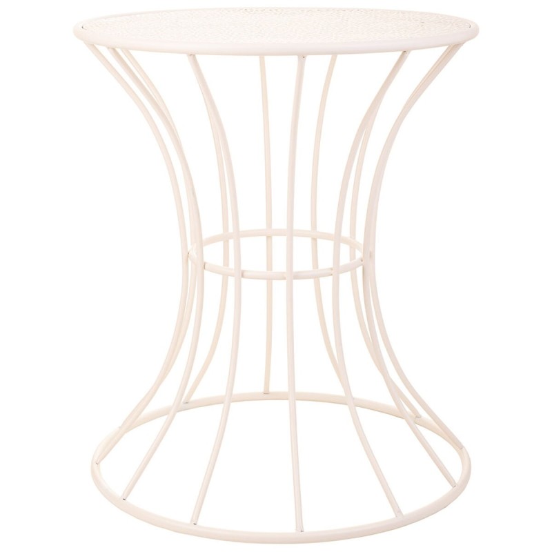 Table d'appoint Alexandra House Living Blanc Fer 20 x 50 x 21 cm