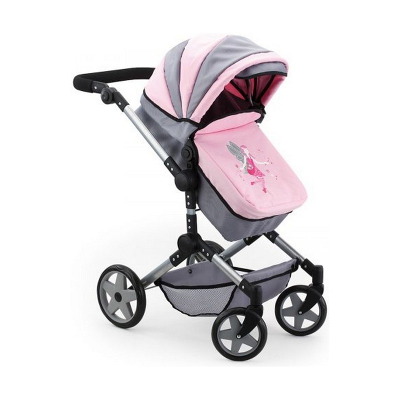 Poussette pour poupées Reig Pram Neo Pro Gris 57 cm