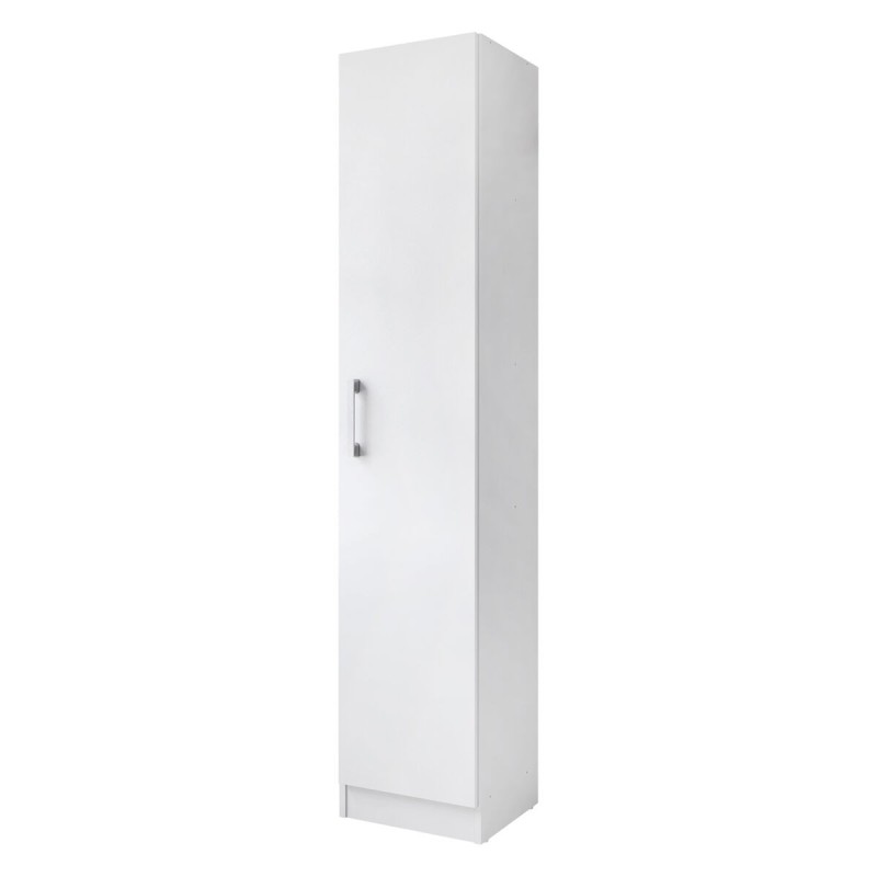 Armoire à balai Alexandra House Living Blanc Bois MDP 35 x 170 x 32 cm 1 porte Réversible