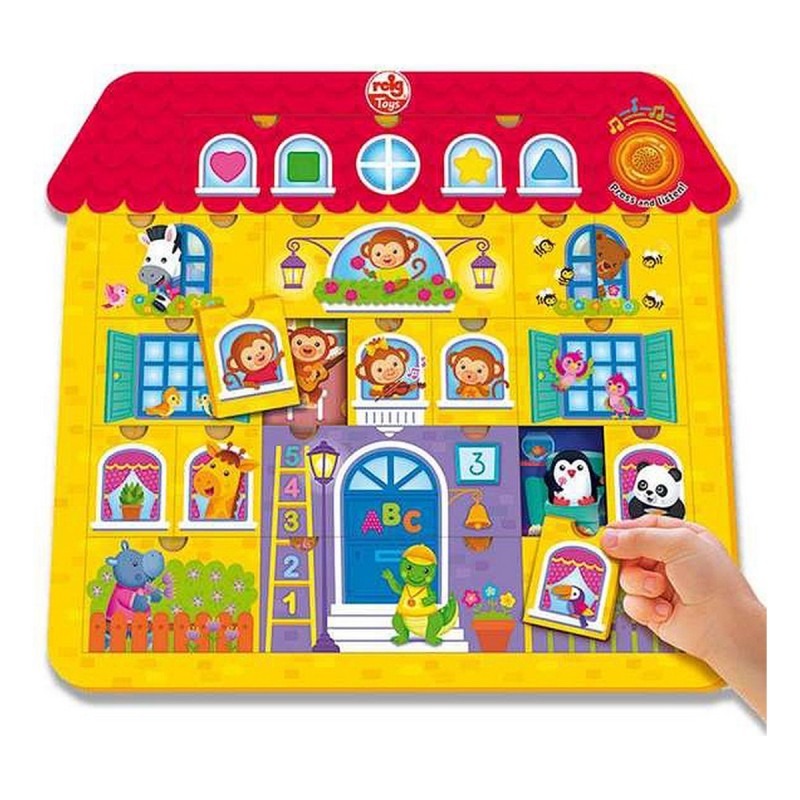 Puzzle Reig Constructor House Musical 21 Pièces 17 x 37 x 41