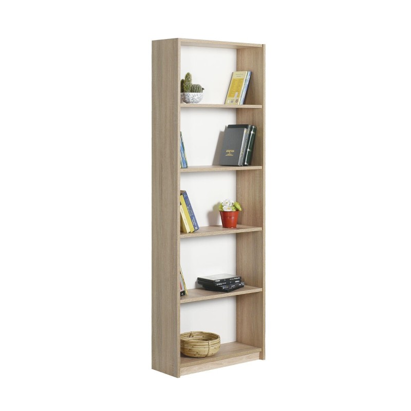 Librairie Alexandra House Living Marron Bois MDP 58 x 169 x 22 cm 5 Etagères