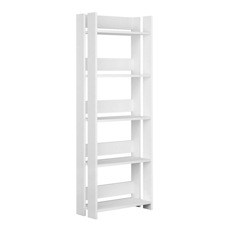 Librairie Alexandra House Living Blanc Bois MDP 57 x 155 x 25 cm 5 Etagères