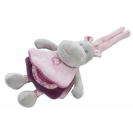 Jouet Peluche Hippopotame Livret