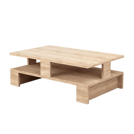 Table Basse Alexandra House Living Chêne Bois MDP 80 x 28 x 50 cm Double hauteur