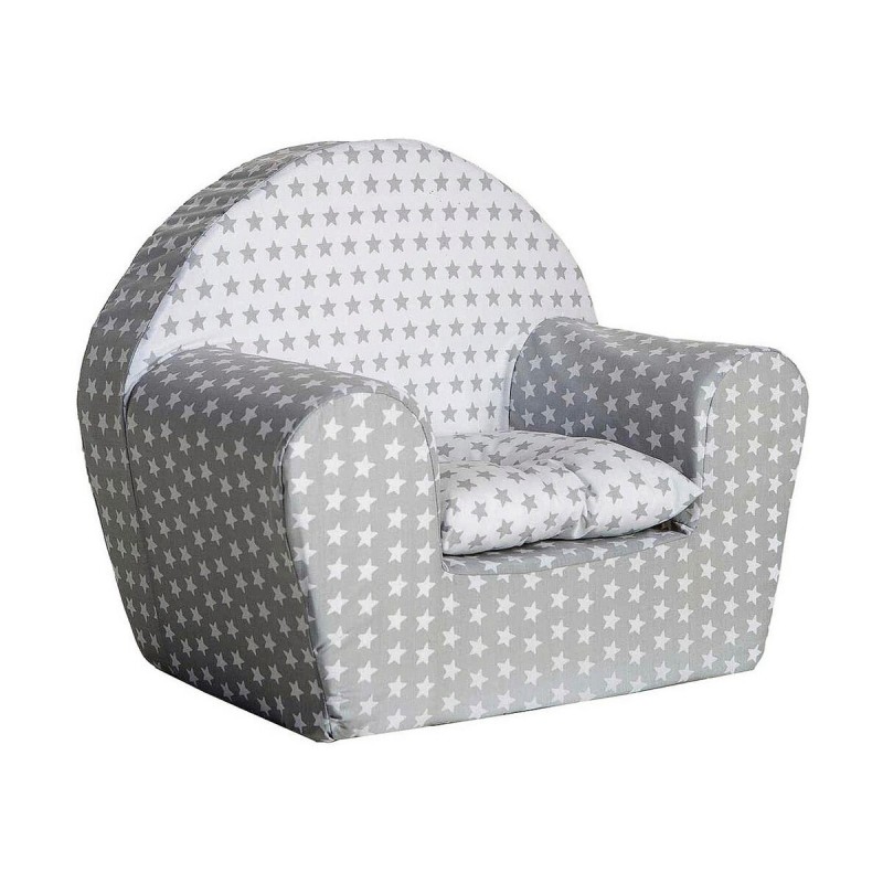 Fauteuil pour enfant Gris Etoiles