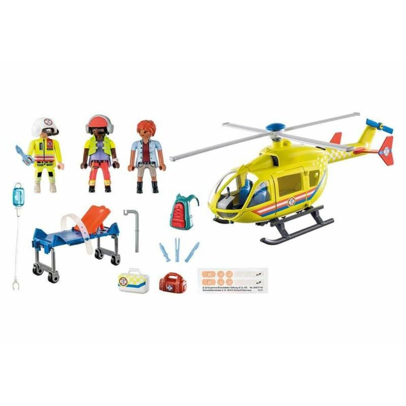 Playset Playmobil 71203 City Life Rescue Helicopter 48 Pièces