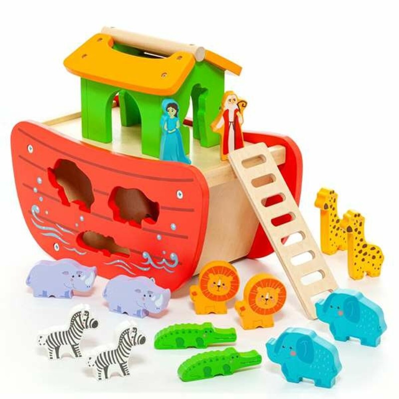 Playset Moltó Noah's ark Bois 17 Pièces