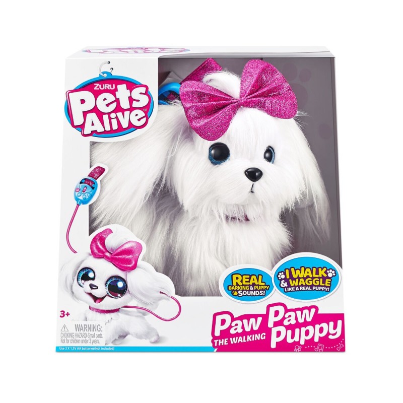 Chien interactif Lil Paw Paw Puppy Pets Alive 30 x 18 x 30 cm