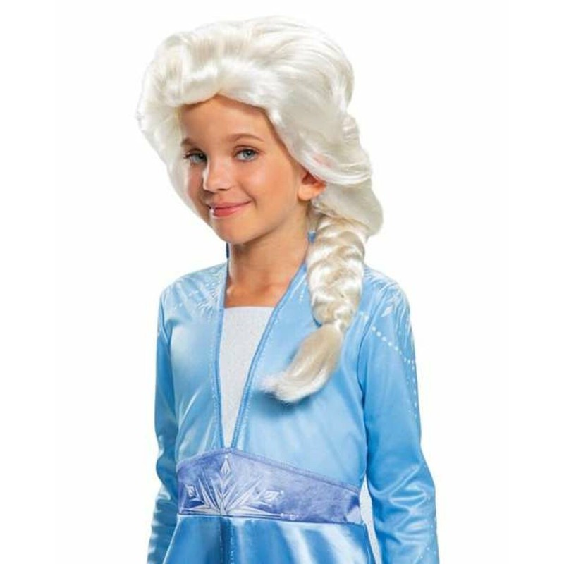 Perruque Blonde Frozen Elsa Enfant