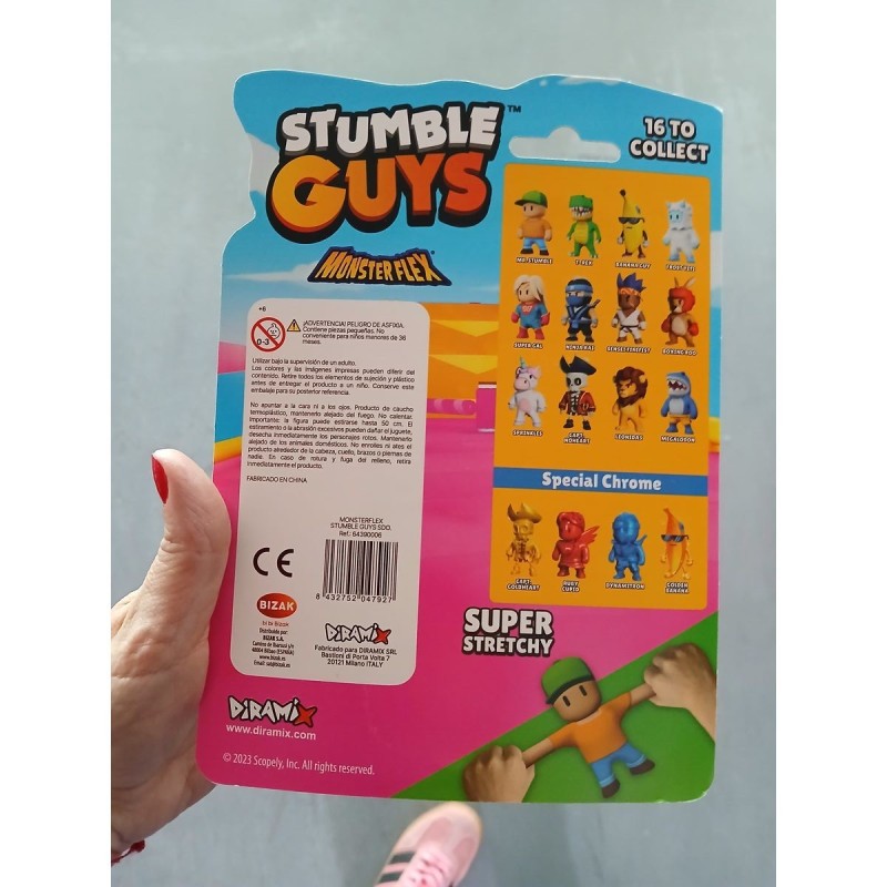 Figurine Bizak Monsterflex Stumble Guys 17 cm Flexible