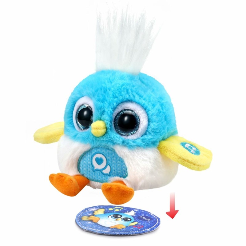 Peluche sonore Vtech Lolibirds Lolito Bleu