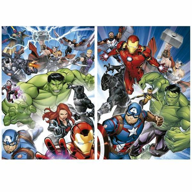 Set de 2 Puzzles The Avengers 100 Pièces