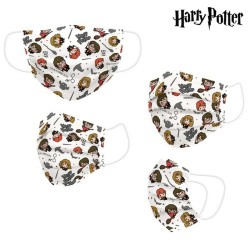 Masque en tissu hygiénique réutilisable Harry Potter Beige