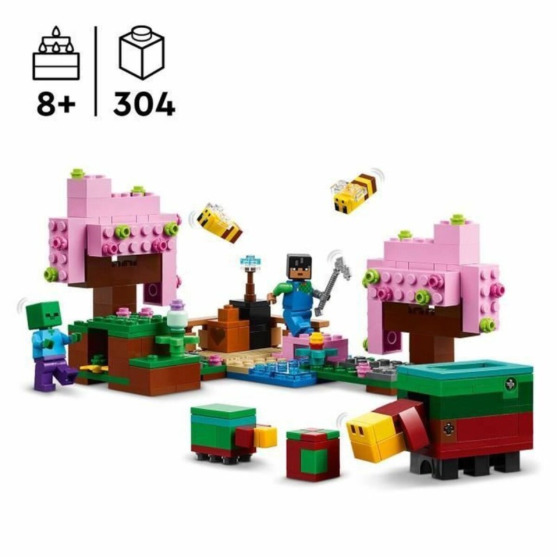 Set de construction Lego Minecraft 21260 Cherry Garden Multicouleur 304 Pièces