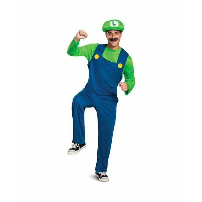 Déguisement pour Adultes Luigi super mario bros. L/XL