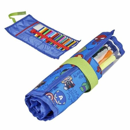 Trousse Scolaire avec Accessoires The Avengers (22 pcs)