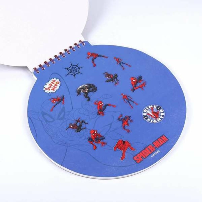 Ensemble de Papeterie Spider-Man Rouge Cahier (30 x 30 x 1 cm)