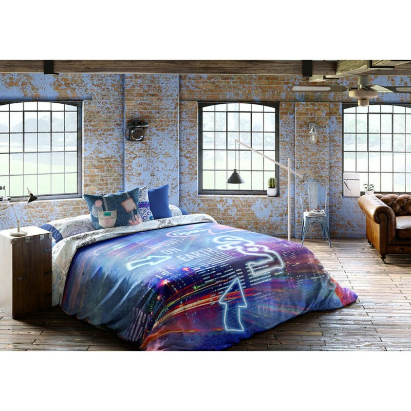 Housse de Couette Lois NIGHT P. Bleu Gran lit 2 persones 240 x 230 cm