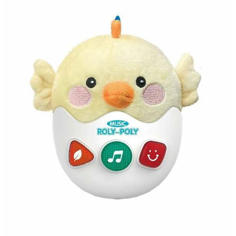 Peluche musicale 22 cm Poussin