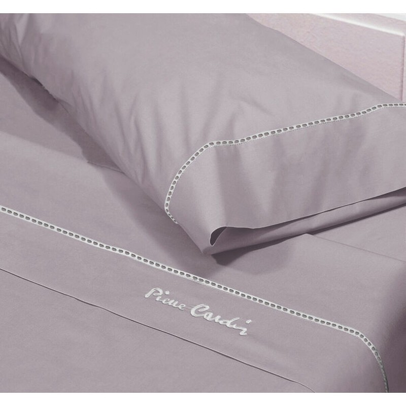 Jeu de draps Pierre Cardin ARCADIA Mauve Lit ½ persones