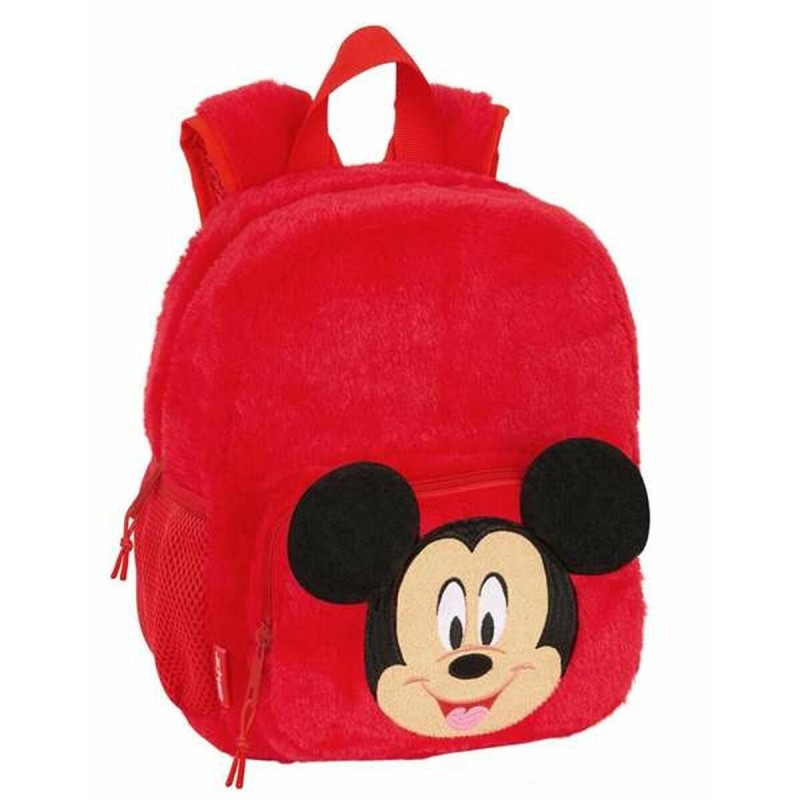 Cartable Mickey Mouse Rouge 22 x 27 x 10 cm