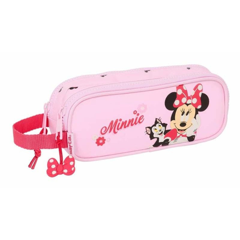 Trousse Fourre-Tout Double Minnie Mouse Naive 21 x 8 x 6 cm