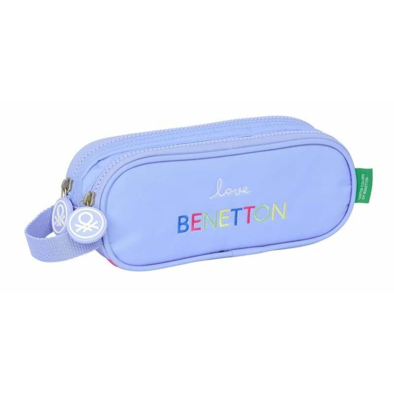 Trousse Fourre-Tout Double Benetton 21 x 8 x 6 cm