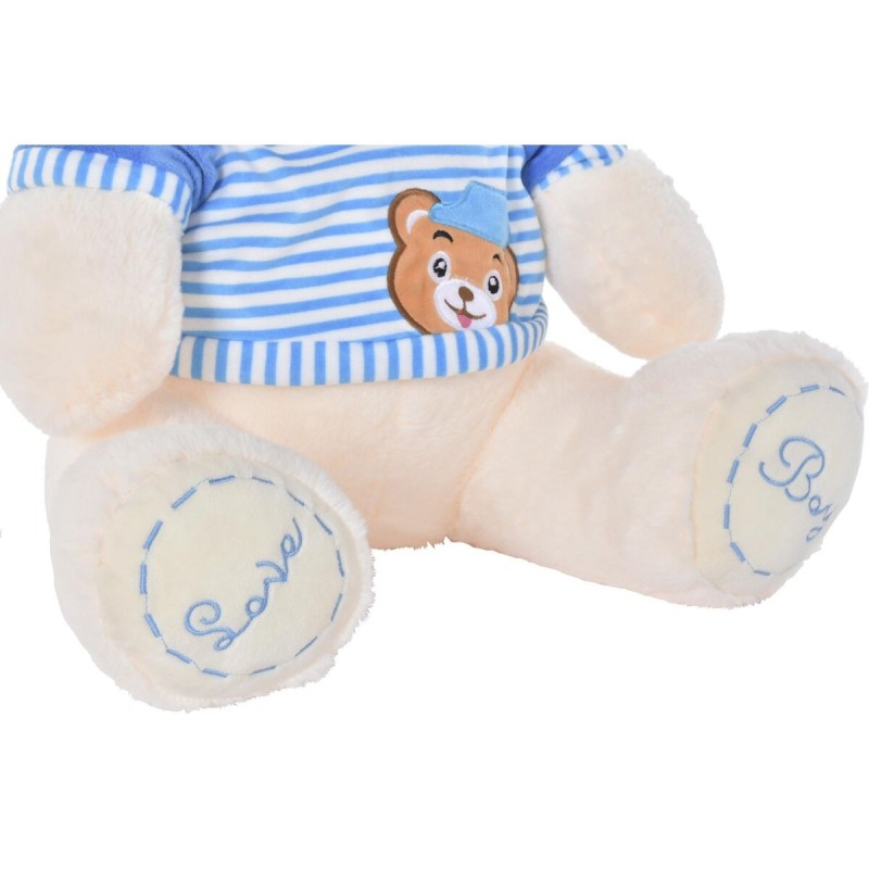 Ours en peluche DKD Home Decor Beige Bleu Rose Enfant Ours 25 x 25 x 50 cm (2 Unités)