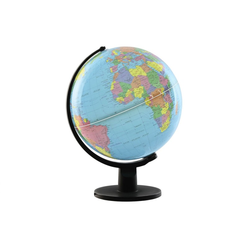 Globe terrestre Home ESPRIT Bleu Noir PVC 33 x 32 x 41 cm