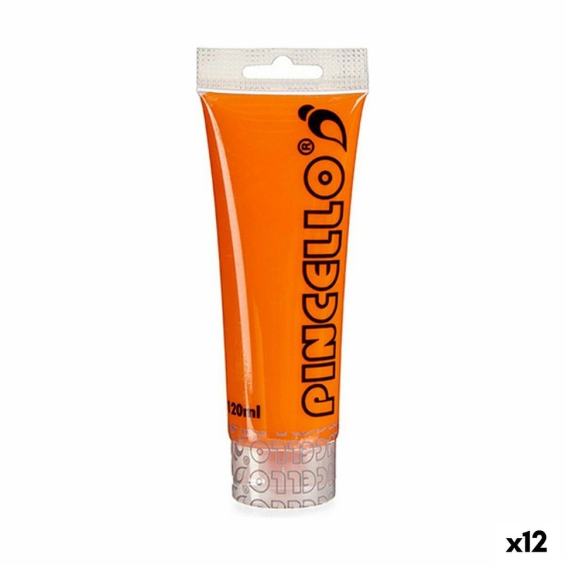 Peinture acrylique Pincello AC120-8 Orange 120 ml (12 Unités)