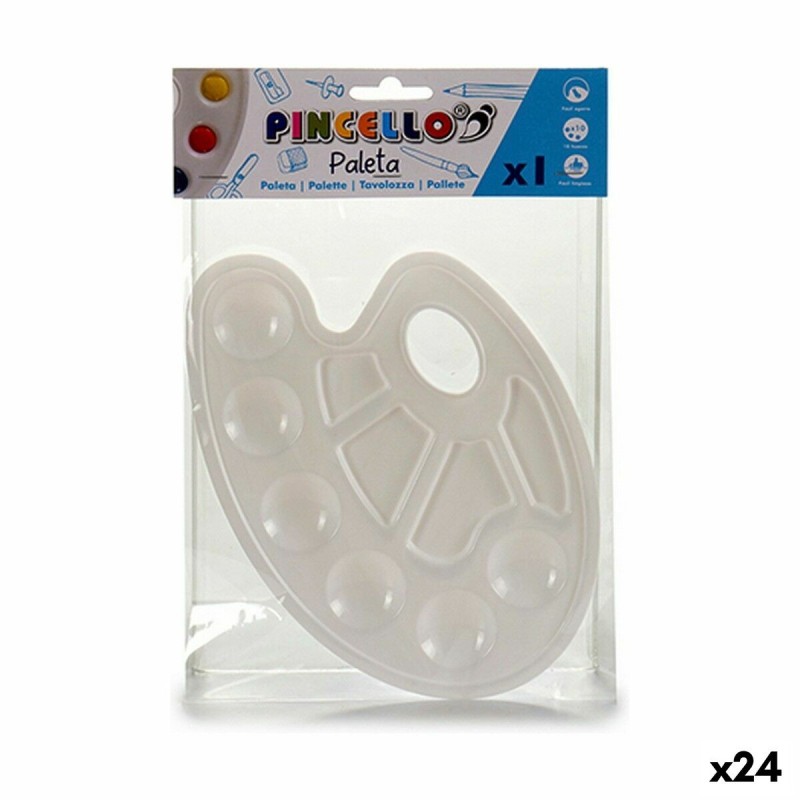 Palette Pincello Blanc Plastique 19