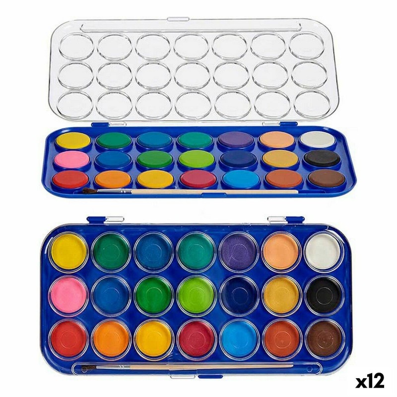 Aquarelles Pincello 45932 21 couleurs (12 Unités)