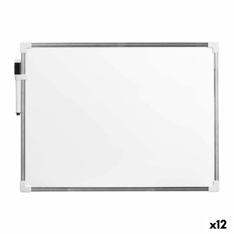 Tableau Magnétique avec Marqueur Pincello 421 Blanc Aluminium