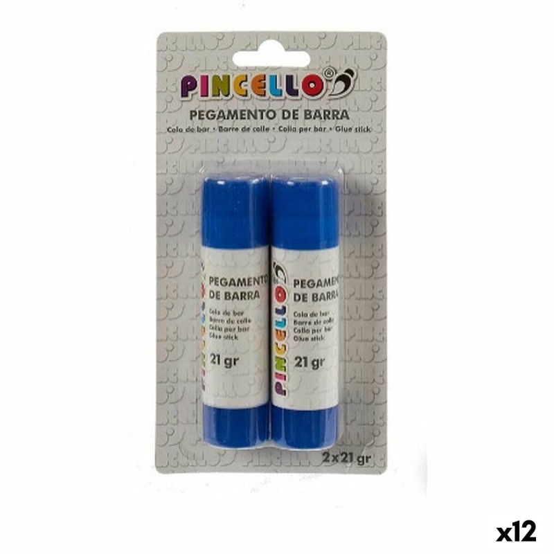 Bâton de colle Pincello HA-21C2P 21 g 2 Pièces (12 Unités)