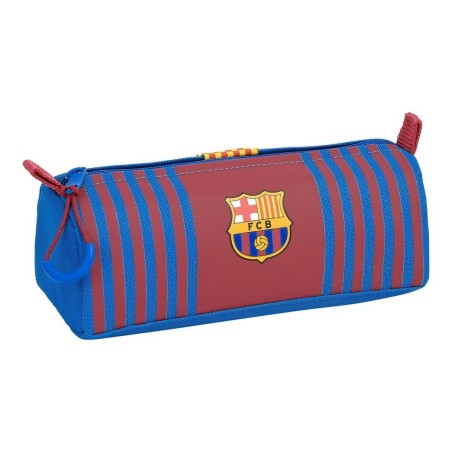 Trousse d'écolier F.C. Barcelona Bordeaux Blue marine 21 x 8 x 7 cm