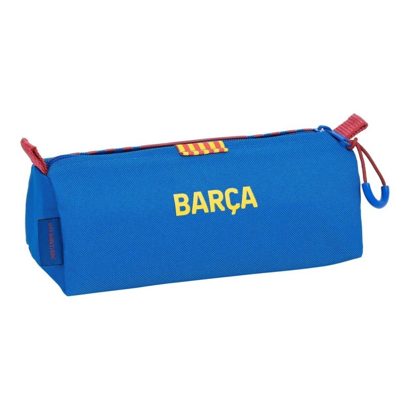 Trousse d'écolier F.C. Barcelona Bordeaux Blue marine 21 x 8 x 7 cm