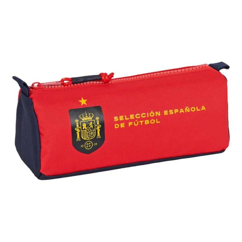 Trousse d'écolier RFEF Rouge Bleu (21 x 8 x 7 cm)