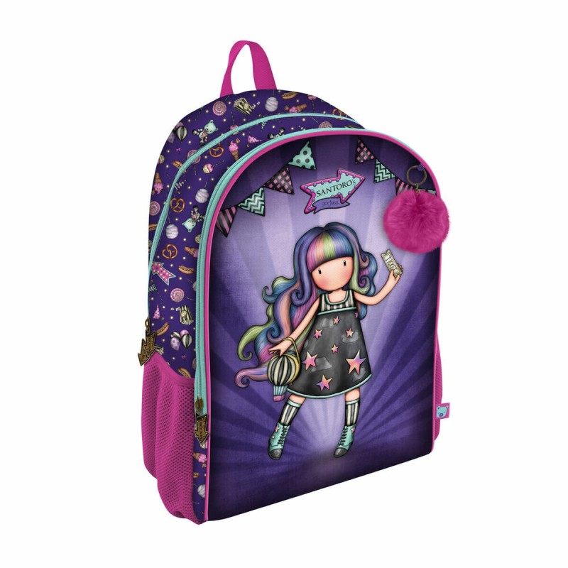 Cartable Gorjuss Up and away Violet 31.5 x 40 x 22.5 cm