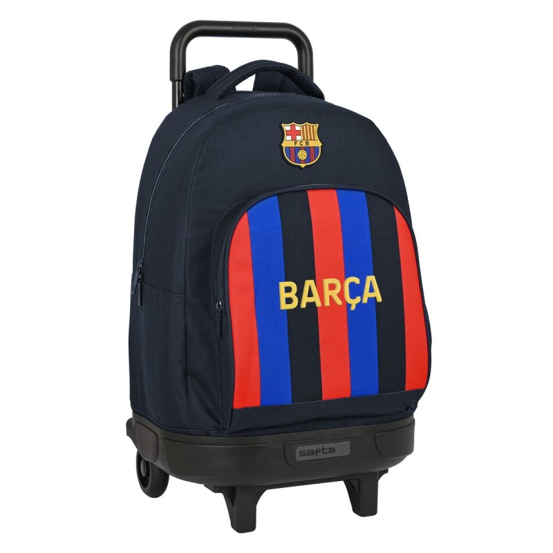 Cartable à roulettes F.C. Barcelona Bordeaux Blue marine 33 X 45 X 22 cm