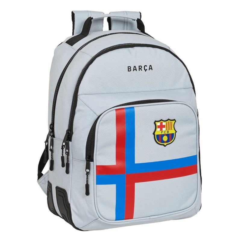 Cartable F.C. Barcelona Gris (32 x 42 x 15 cm)