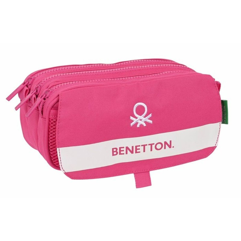 Trousse Fourre-Tout Triple Benetton Raspberry 21